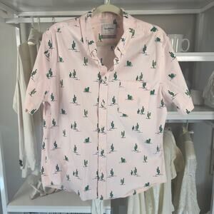 Goodfellow Men's Size L Short Sleeve Button Up Shirt #2846